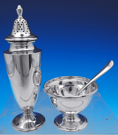 Salt Dip and Pepper Set 3-pc set  #20431 10272 pepper shaker  4 1/2